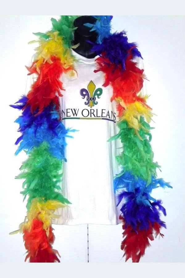 PRIDE Rainbow Feather Boa