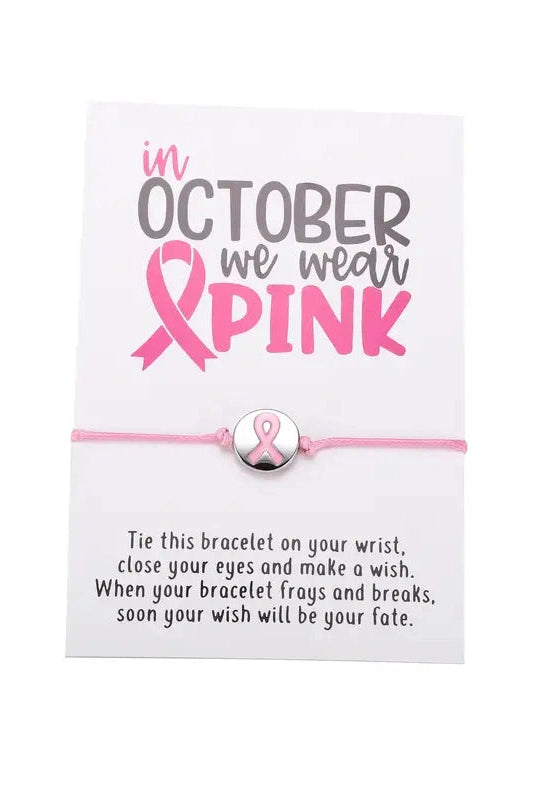 Breast Cancer Awareness Bracelet