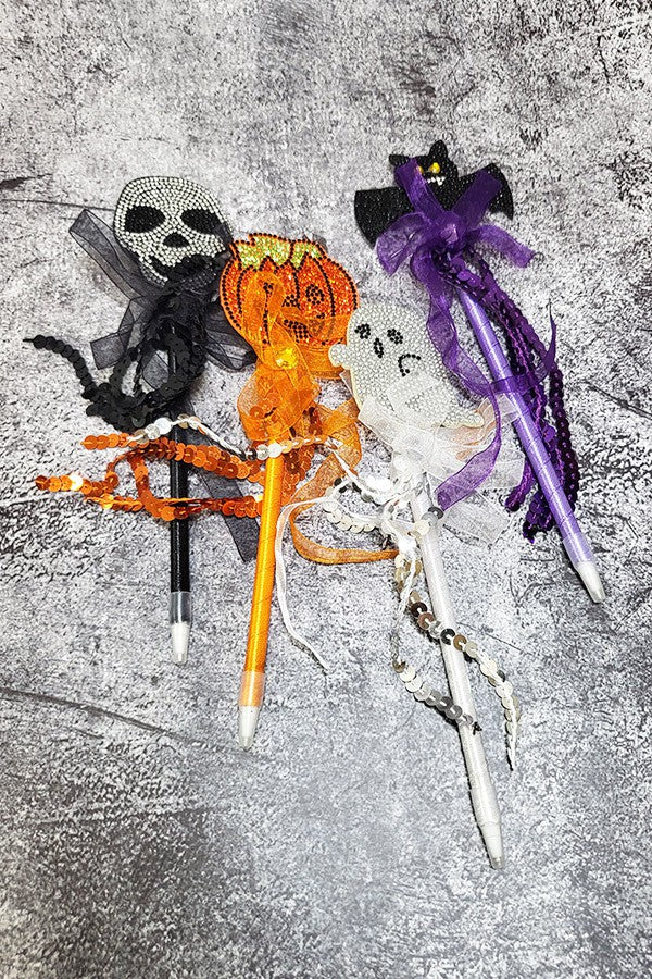 Halloween Dangle Sequin Pens