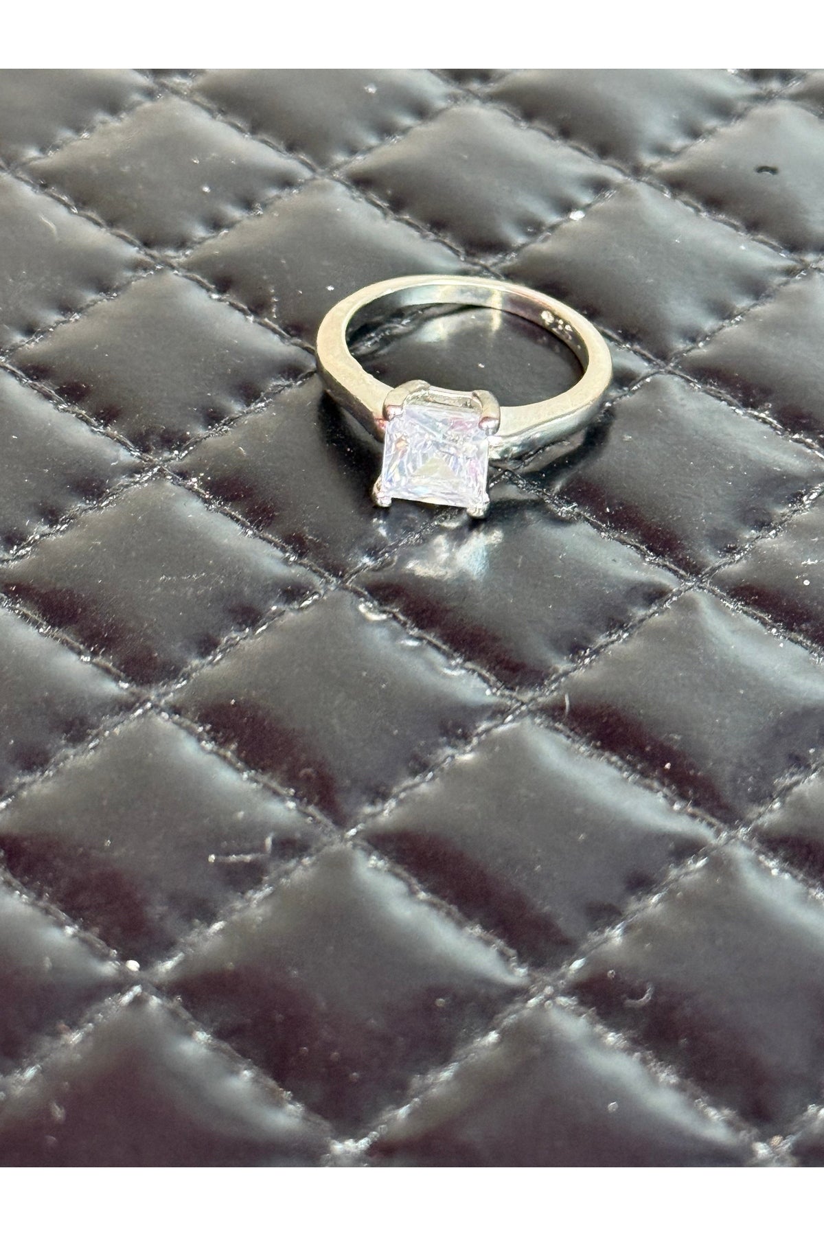 Solitaire Cubic Zirconium Ring (Size 7)