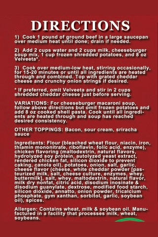 Carmie’s Classic Cheeseburger Soup Mix