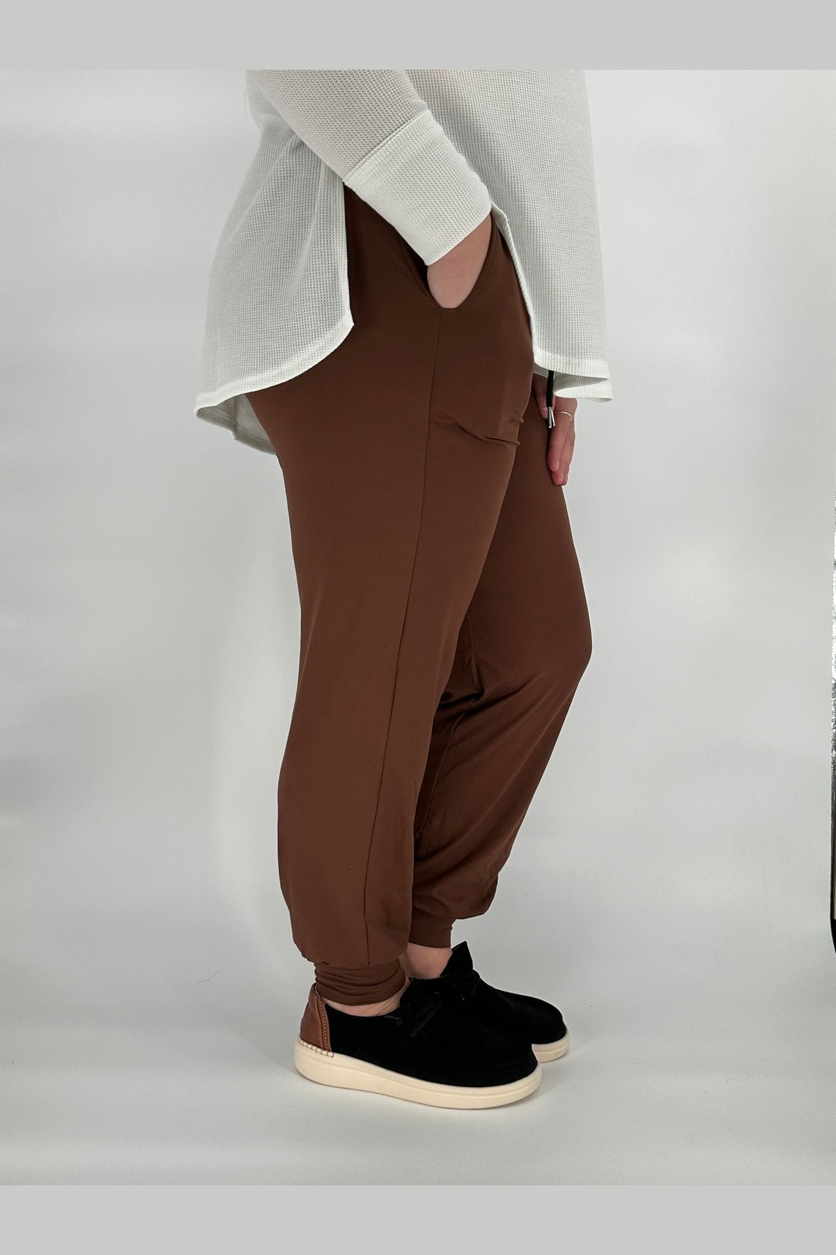 True Brown Joggers w/ Pockets