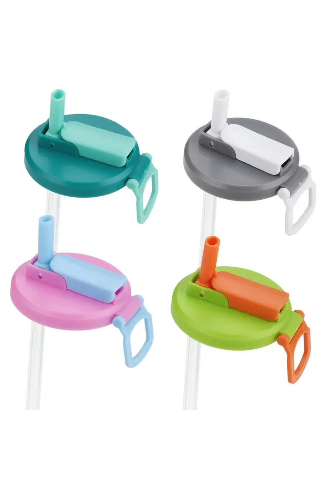 Plastic Can Lids w/straws