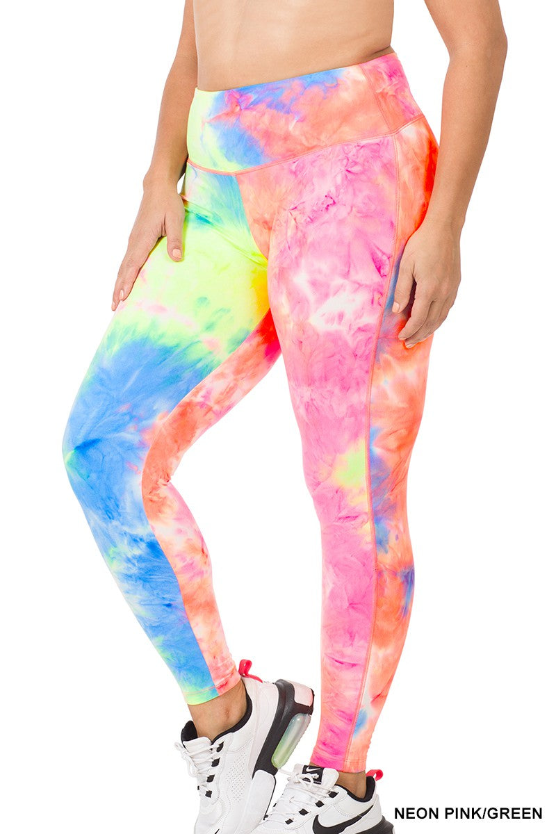 Microfiber Tie-Dye Leggings