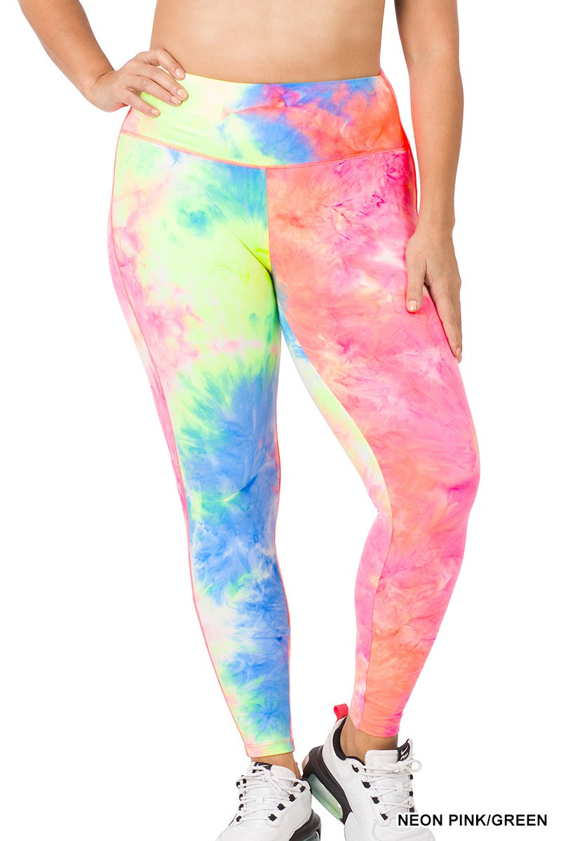Microfiber Tie-Dye Leggings