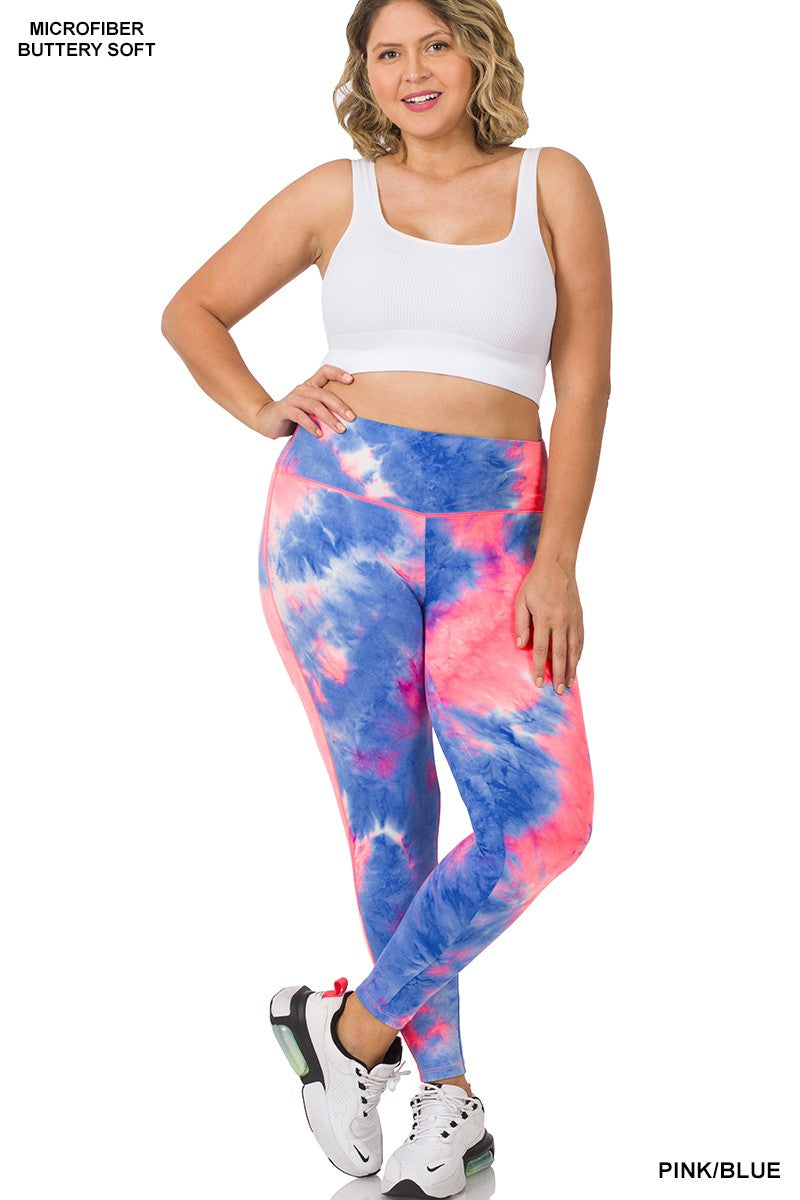 Microfiber Tie-Dye Leggings