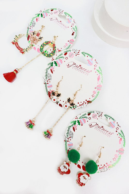 Christmas Dangle Earrings