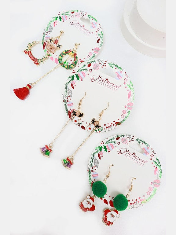 Christmas Dangle Earrings