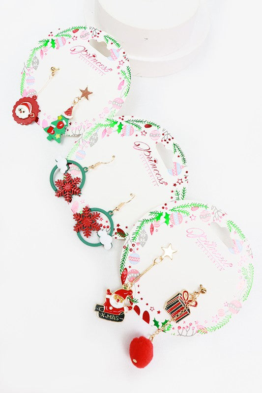 Christmas Dangle Earrings