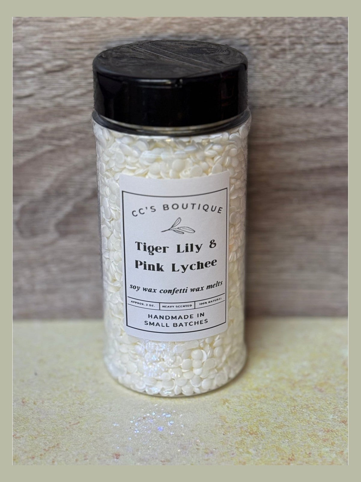 Tiger Lily and Pink Lychee Confetti Wax Melts (Jar)