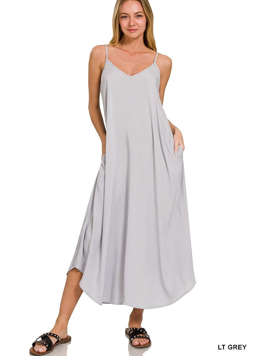 Zenana Cami Midi Dress