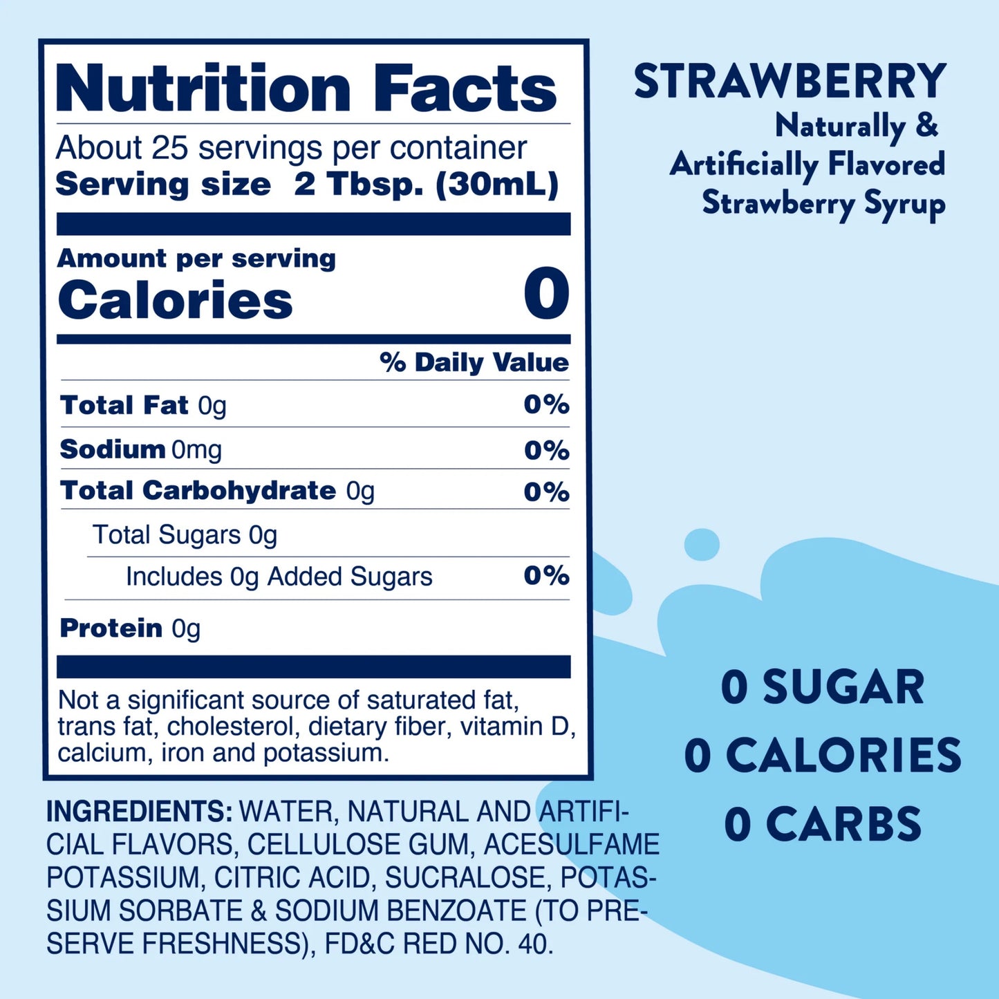 Jordan's Strawberry Skinny Syrup