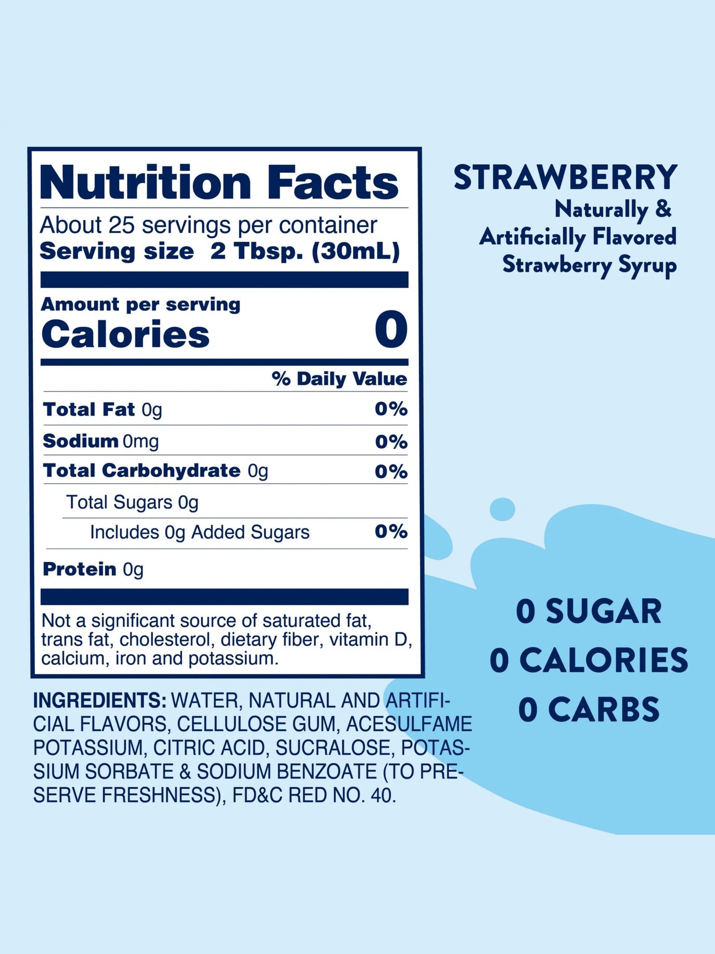 Jordan's Strawberry Skinny Syrup