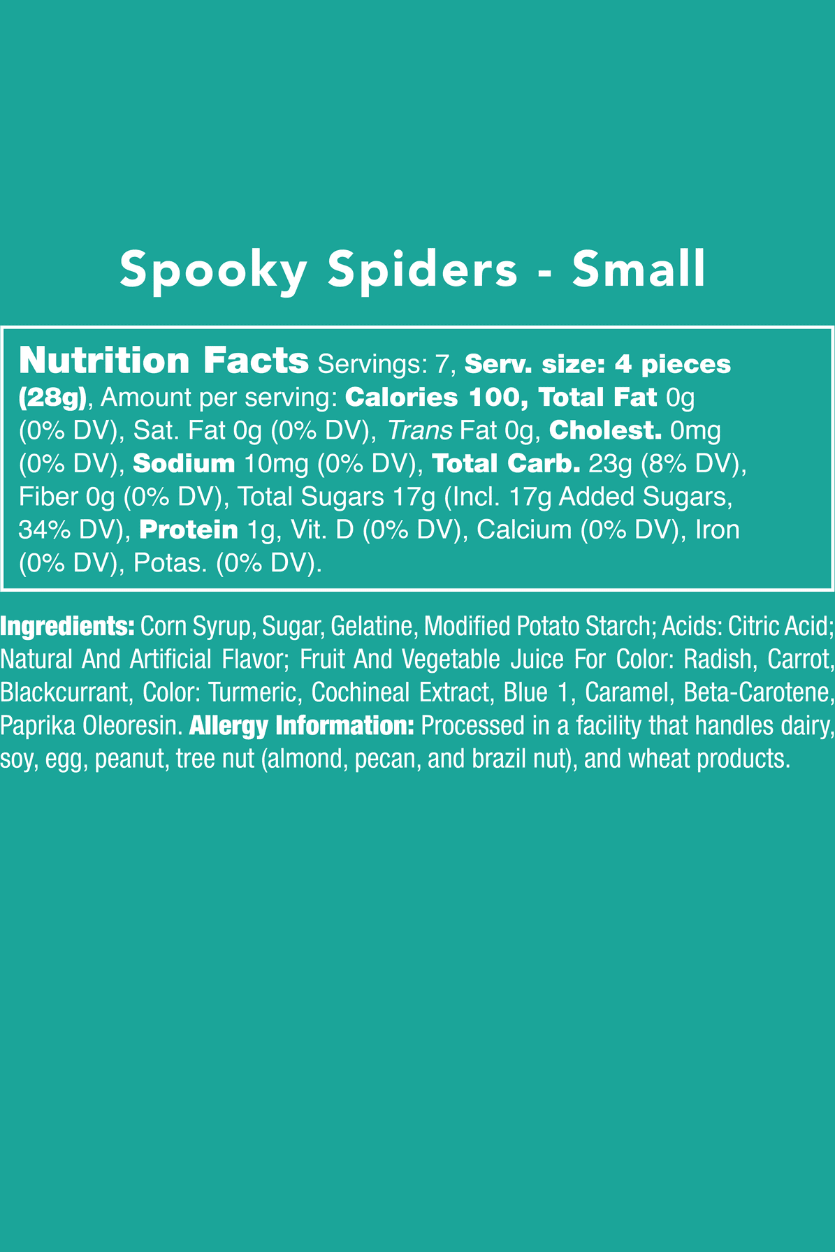 Spooky Spiders Candy Club