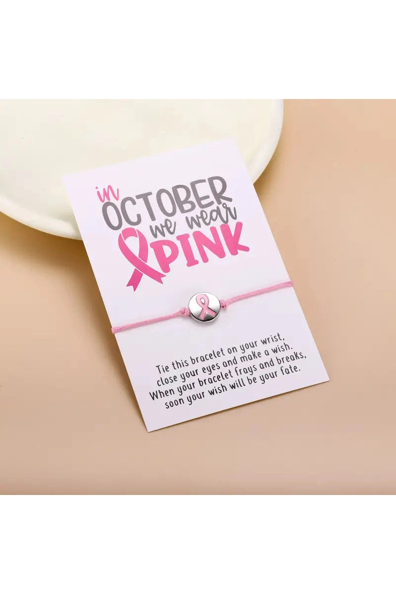 Breast Cancer Awareness Bracelet