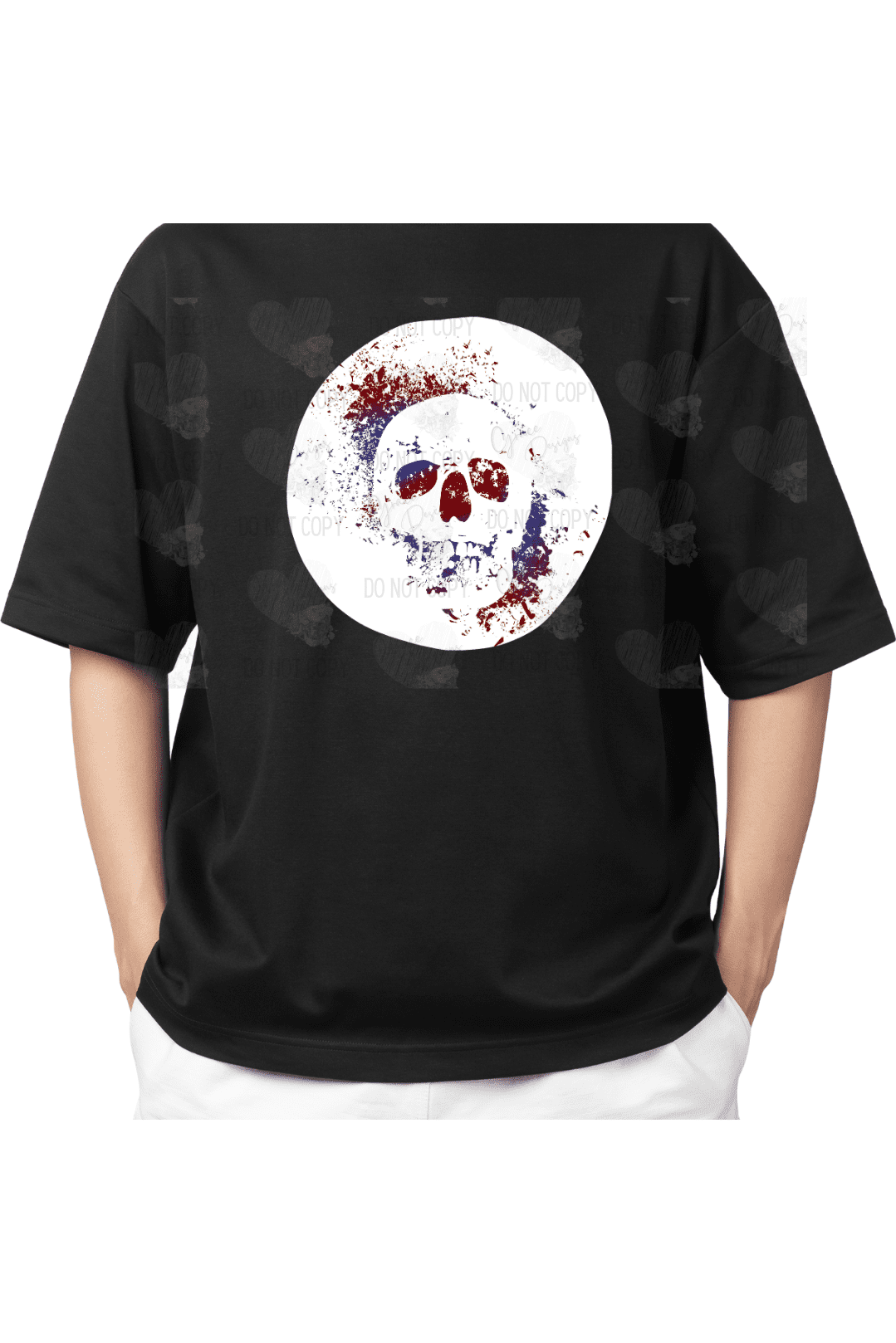 Rustic Patriotic Skull Exclusive Design - Patriotic