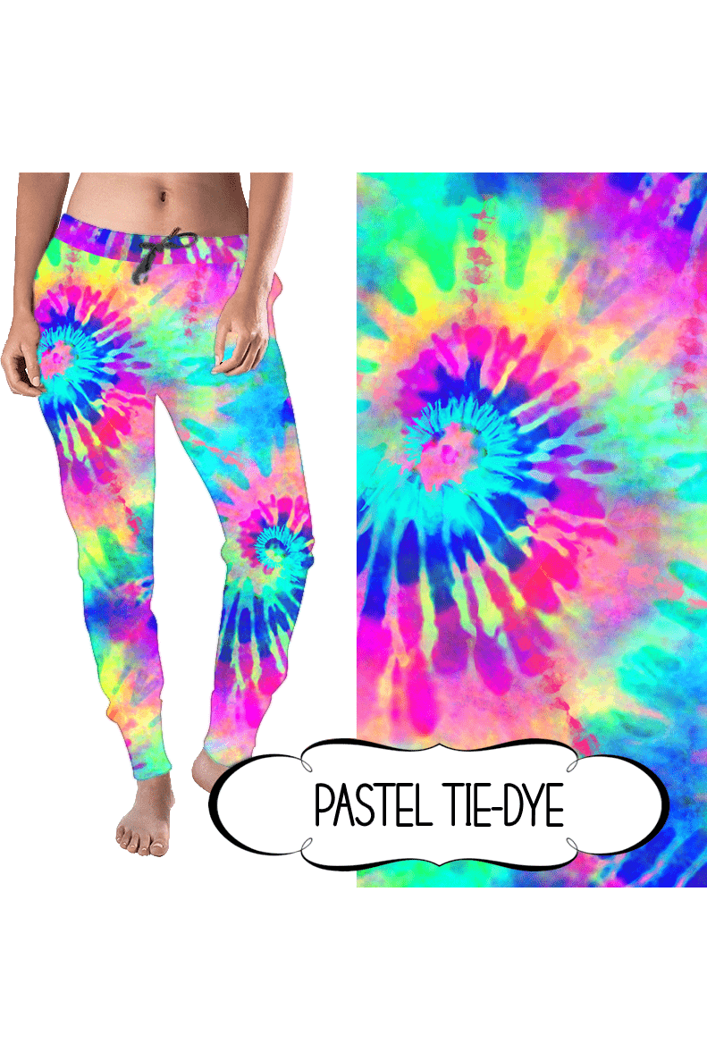 Joggers - Pastel TieDye - by Eleven & Co.