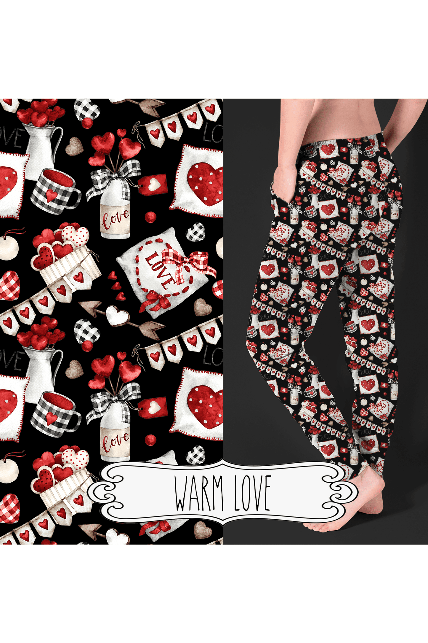 Joggers - Warm Love by Eleven & Co.