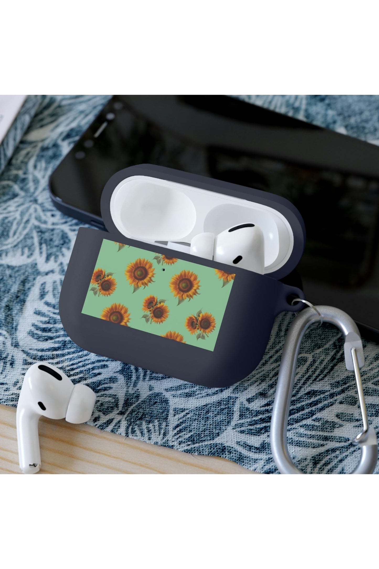Skull and Sunflower AirPods and AirPods Pro Case Cover