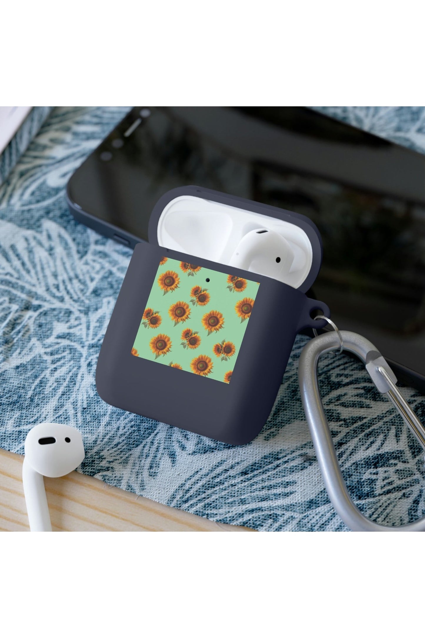 Skull and Sunflower AirPods and AirPods Pro Case Cover