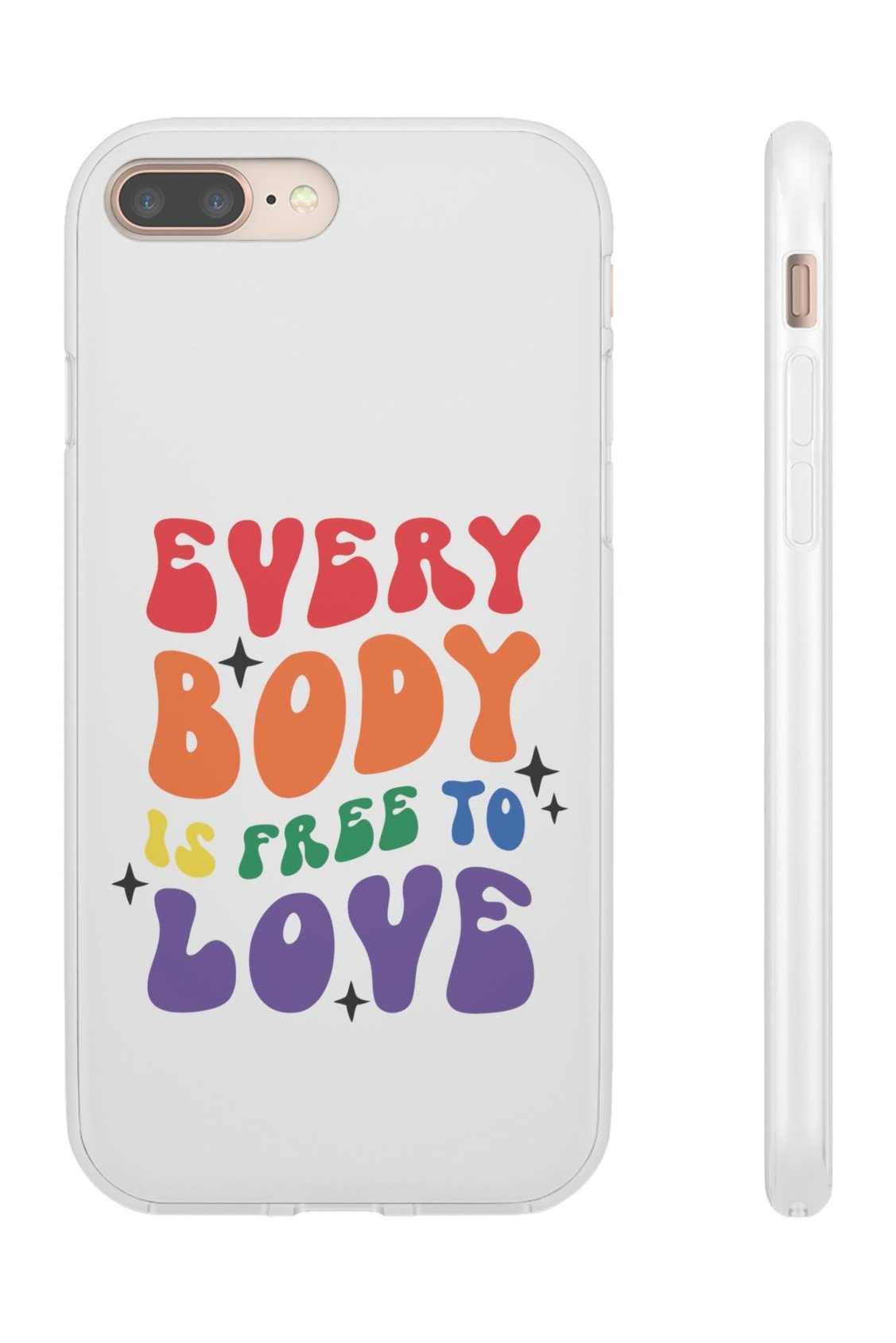 Everybody Is Free To Love Flexi Phone Cases