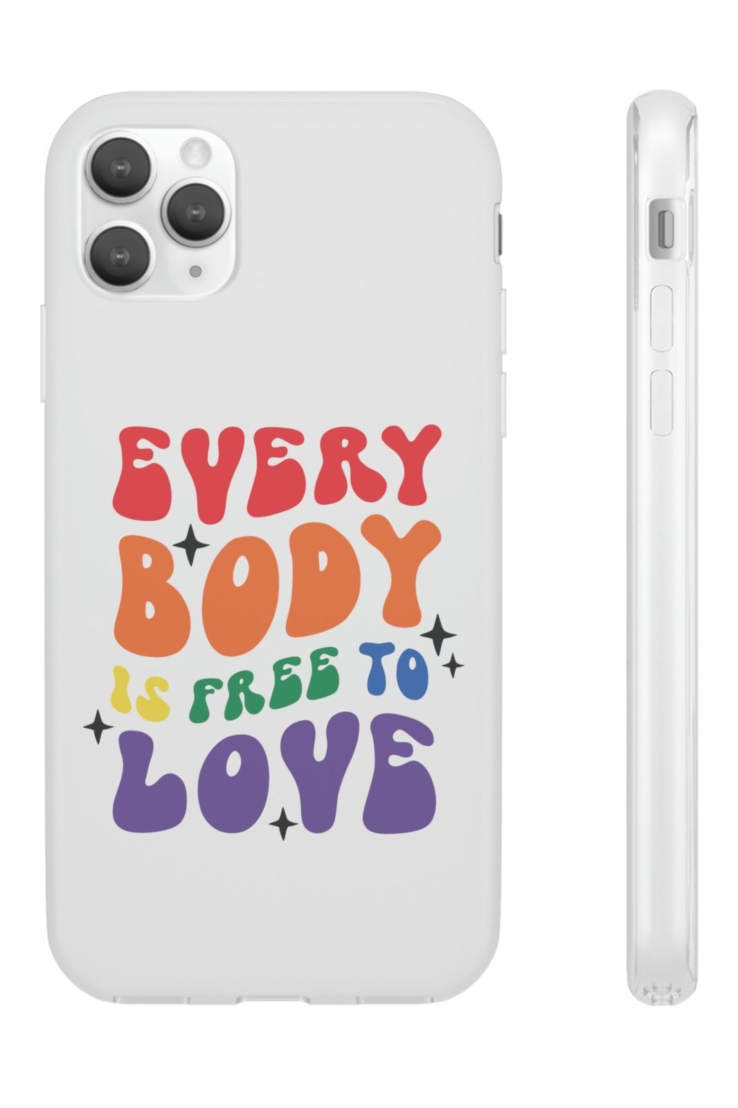 Everybody Is Free To Love Flexi Phone Cases