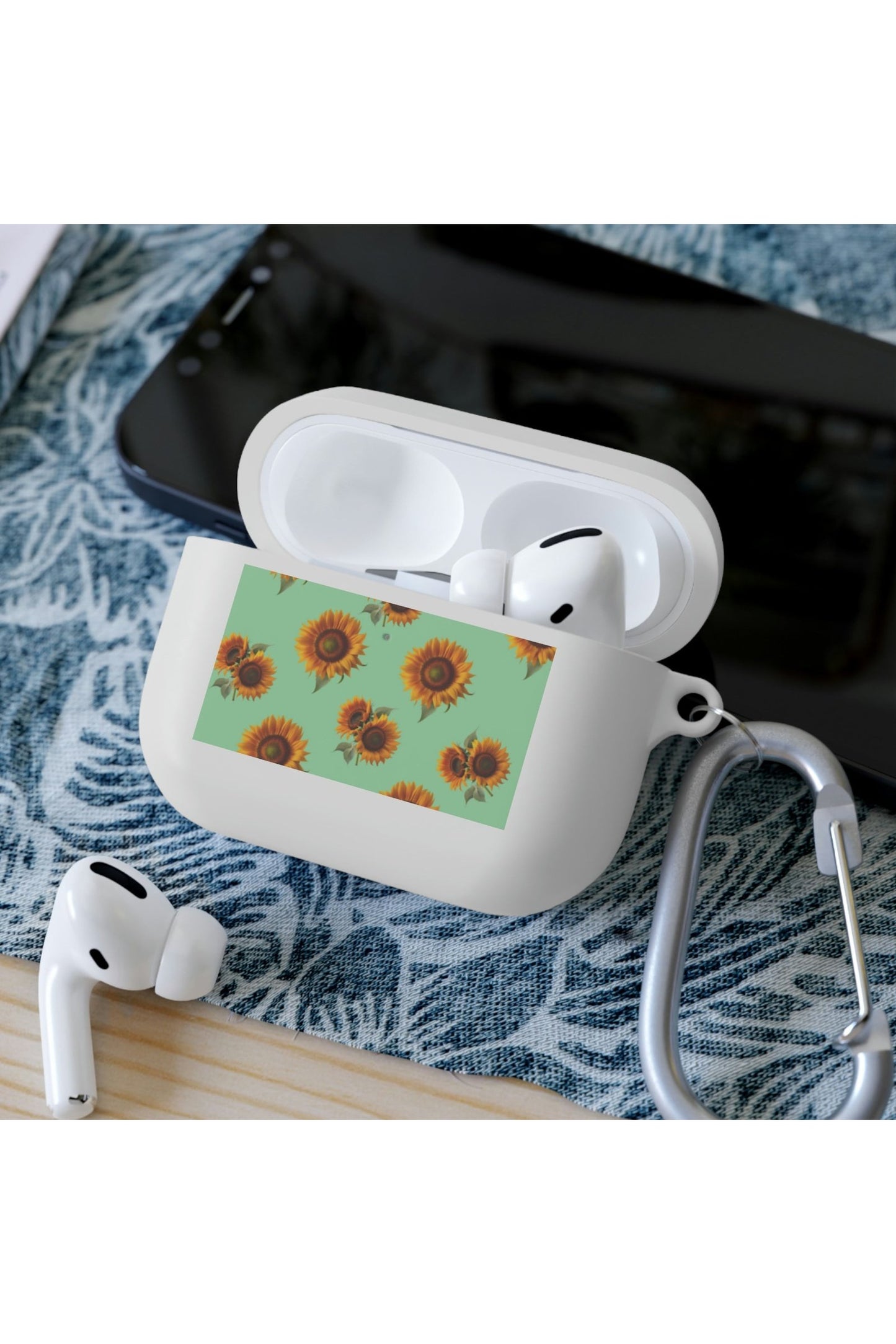 Skull and Sunflower AirPods and AirPods Pro Case Cover