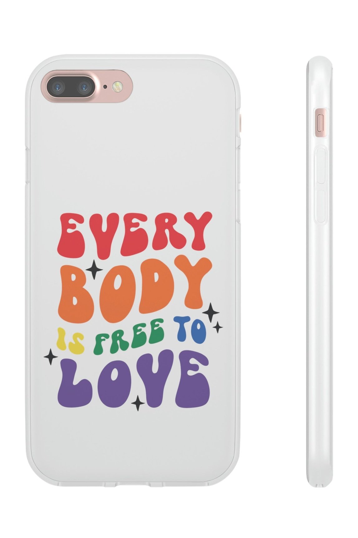 Everybody Is Free To Love Flexi Phone Cases