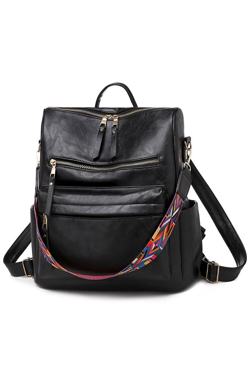 PU Leather Backpack Purses