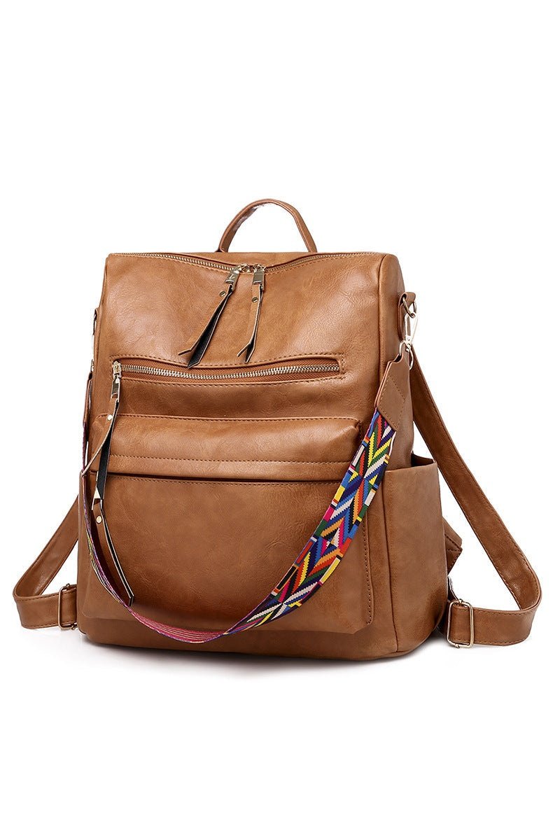 PU Leather Backpack Purses