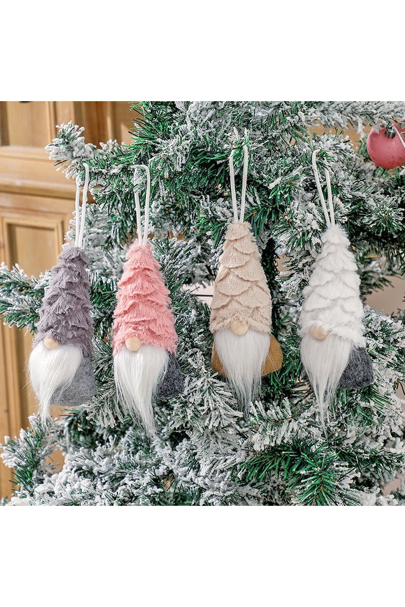 4 Pack Gnome Ornaments