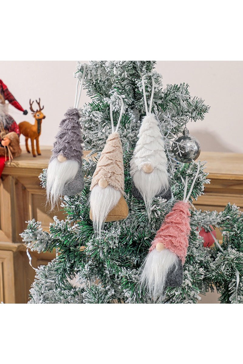 4 Pack Gnome Ornaments