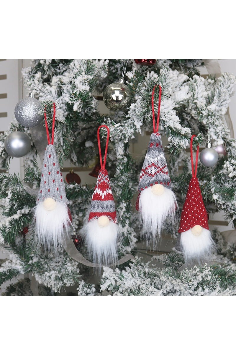 4 Pack Gnome Ornaments