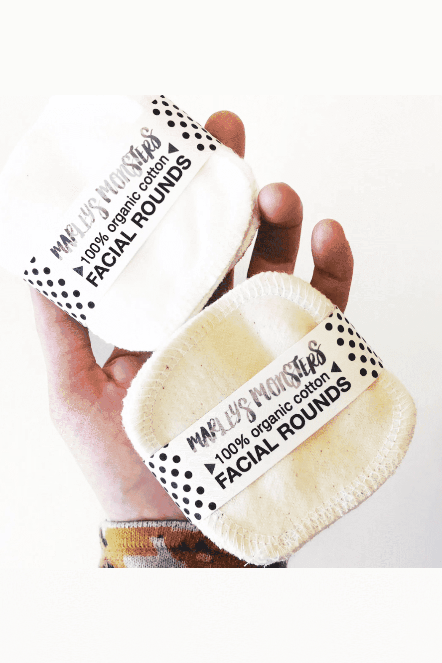 Eco Friendly Washable Facial Rounds - Oatmeal