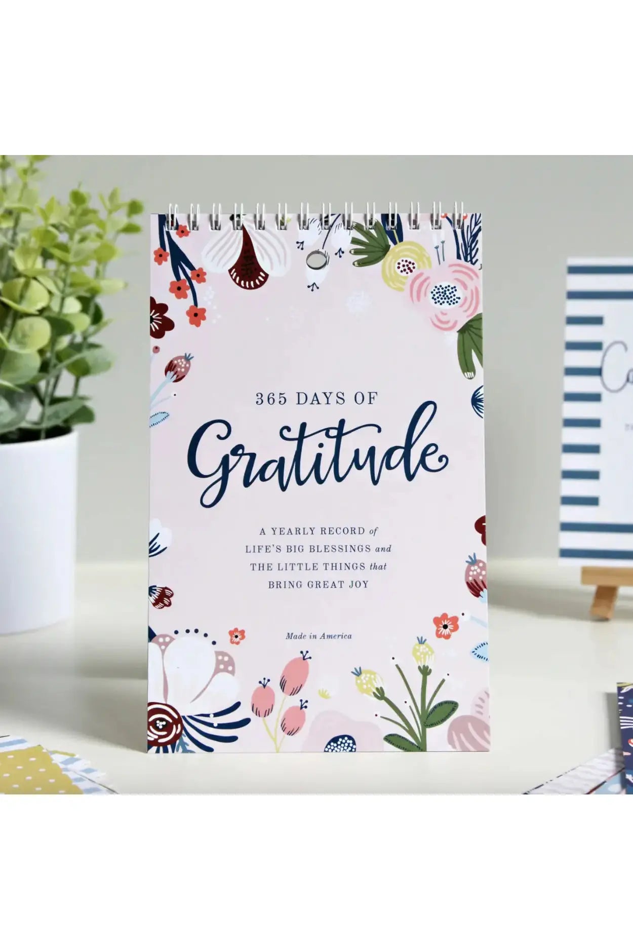 Yearly Gratitude Journal - Floral