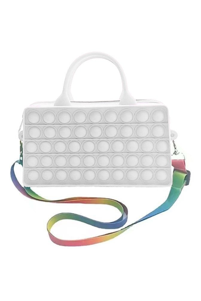 Popper Fidget Purse w/Rainbow Strap