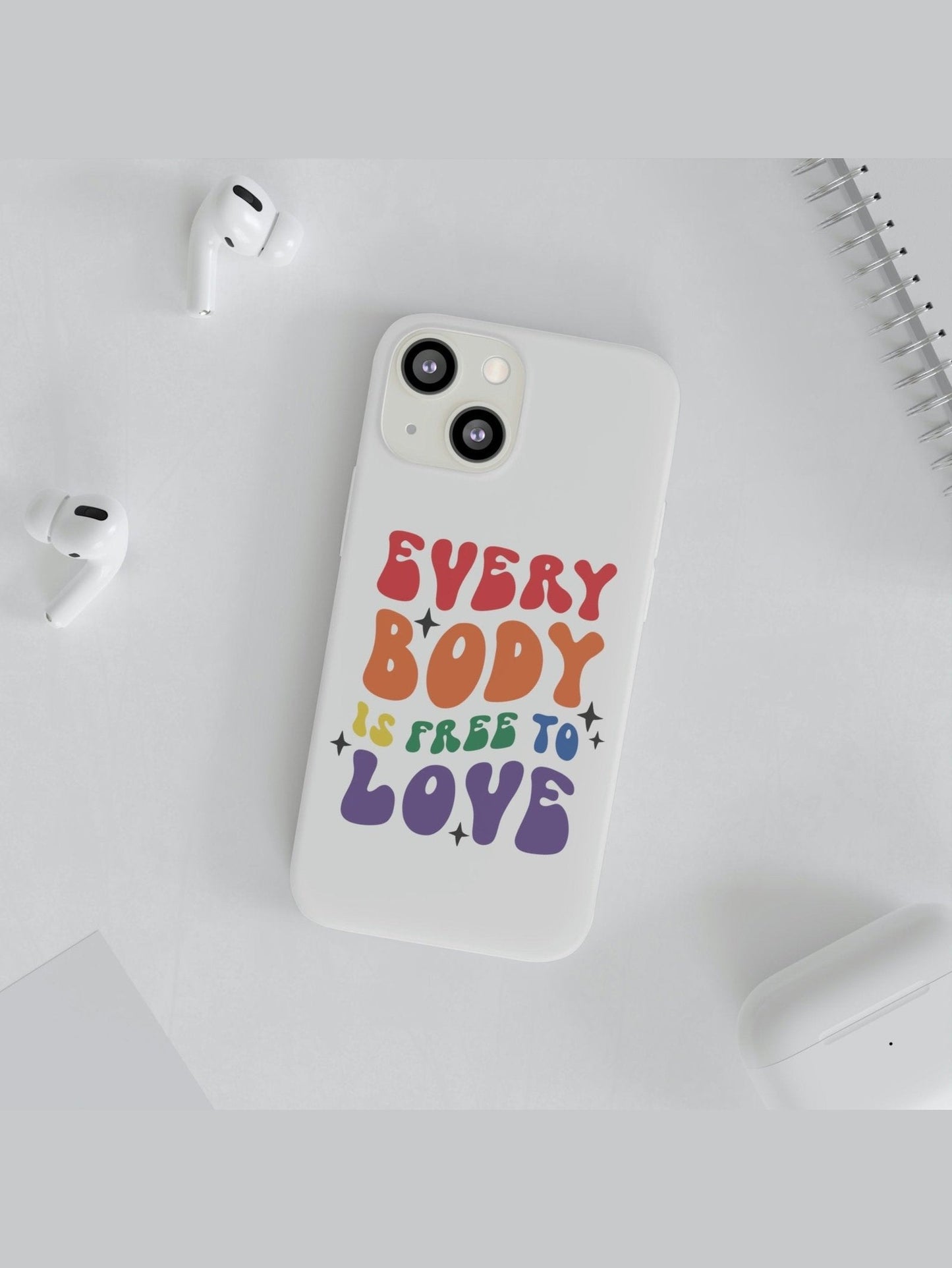 Everybody Is Free To Love Flexi Phone Cases