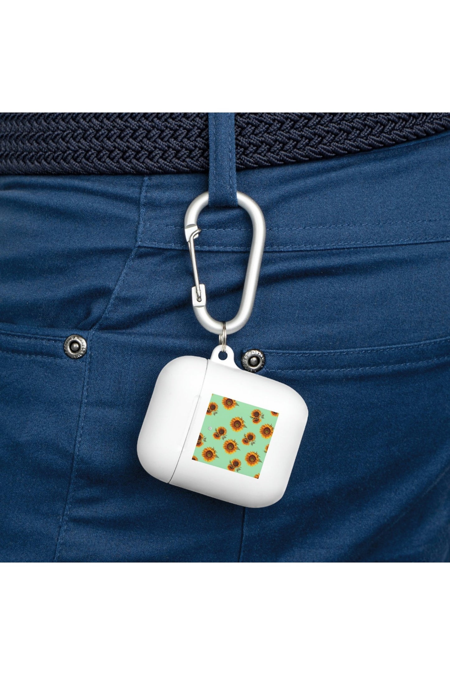 Skull and Sunflower AirPods and AirPods Pro Case Cover