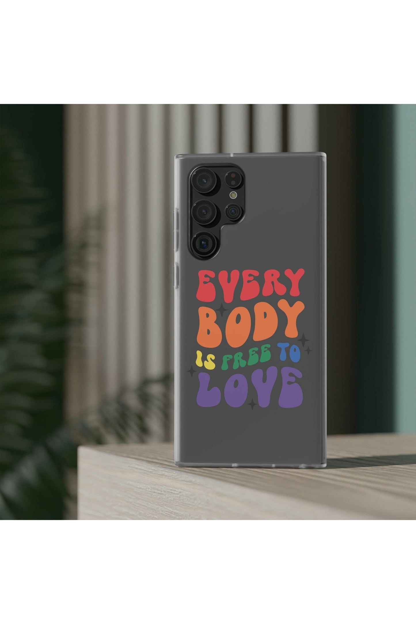 Everybody Is Free To Love Flexi Phone Cases