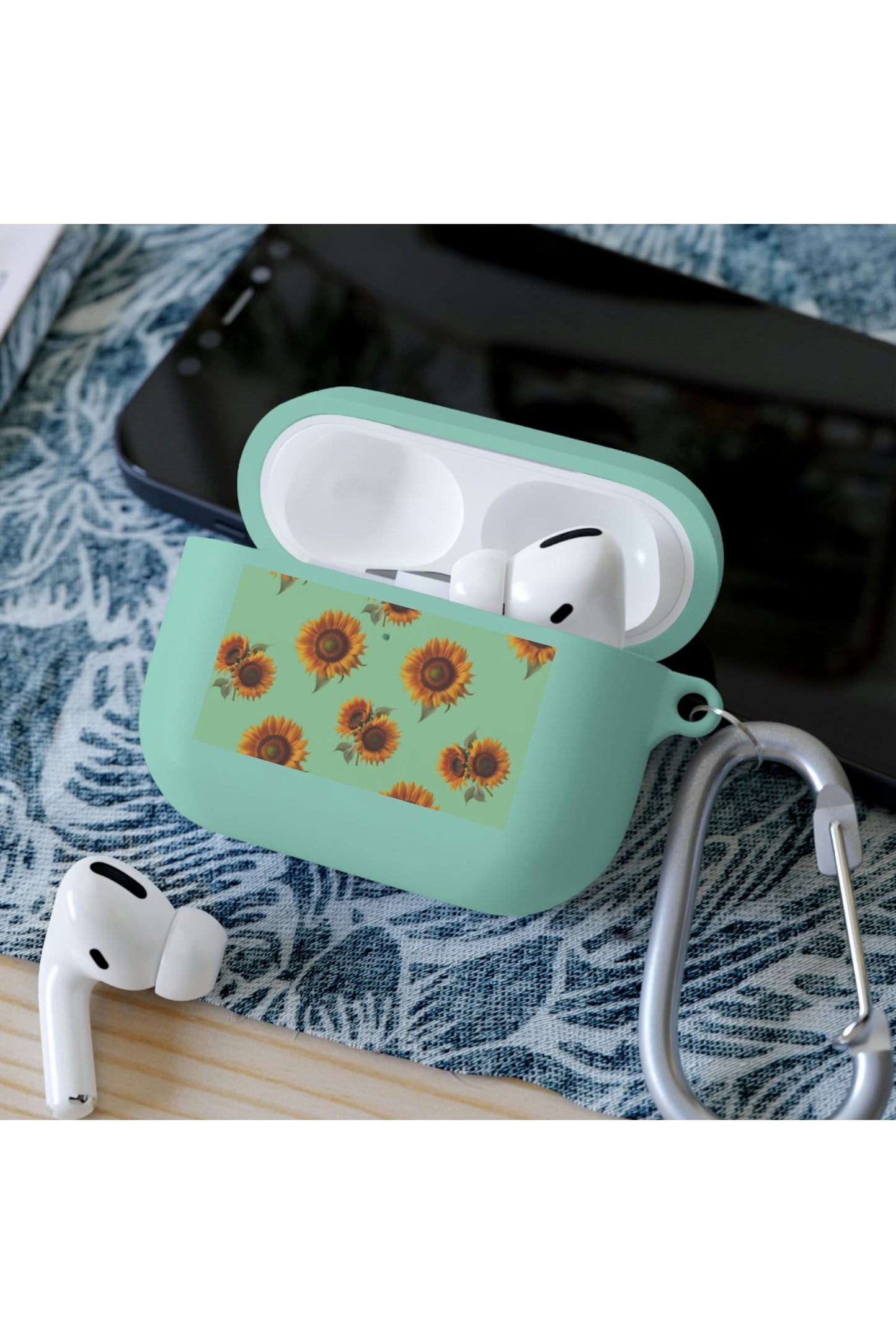 Skull and Sunflower AirPods and AirPods Pro Case Cover