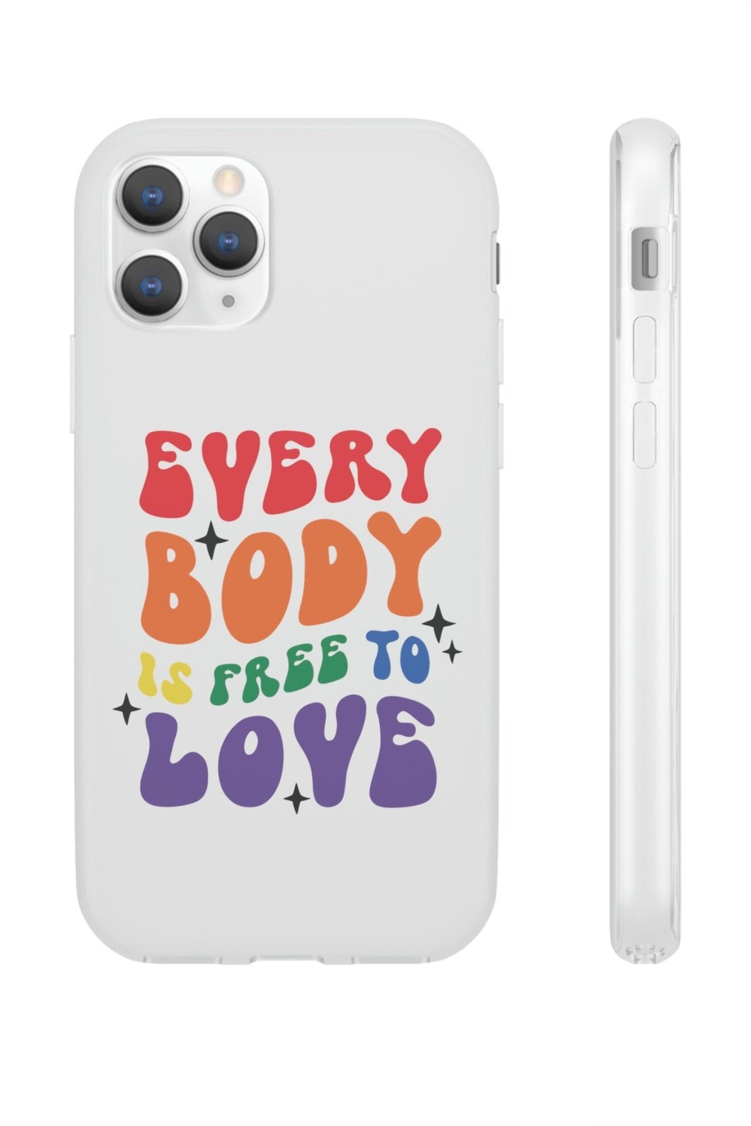 Everybody Is Free To Love Flexi Phone Cases