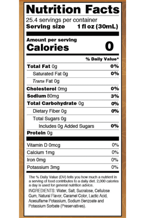 Jordan's Salted Caramel Skinny Syrup