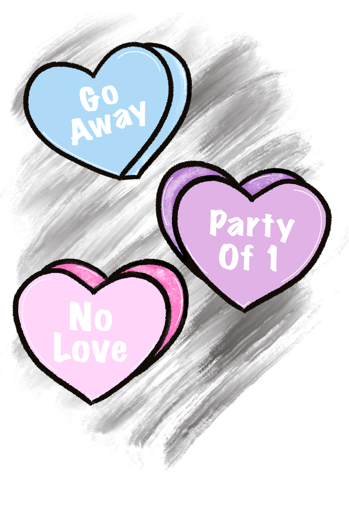 No Love Hearts Exclusive Design