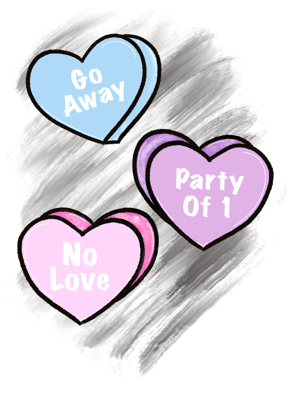 No Love Hearts Exclusive Design