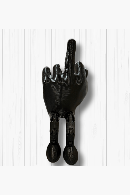 3D Printed Finger Straw Decor