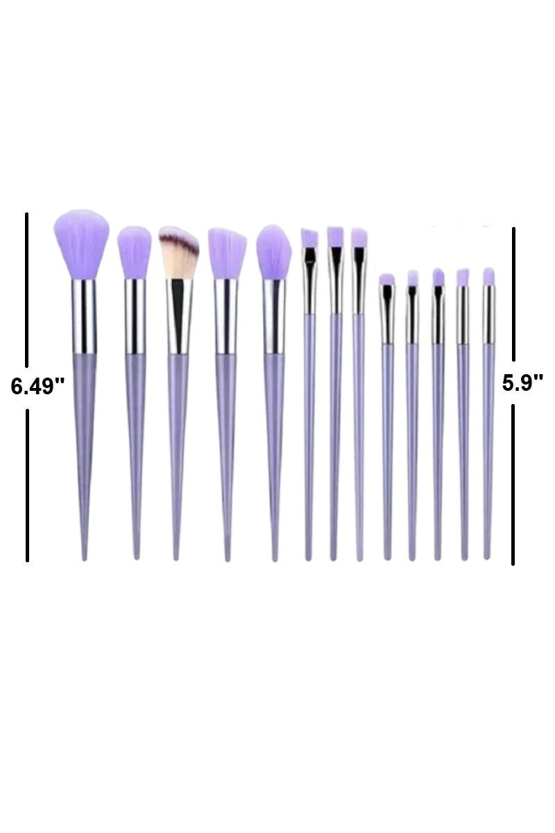 13 Piece Make Up Brush Set w/Bag