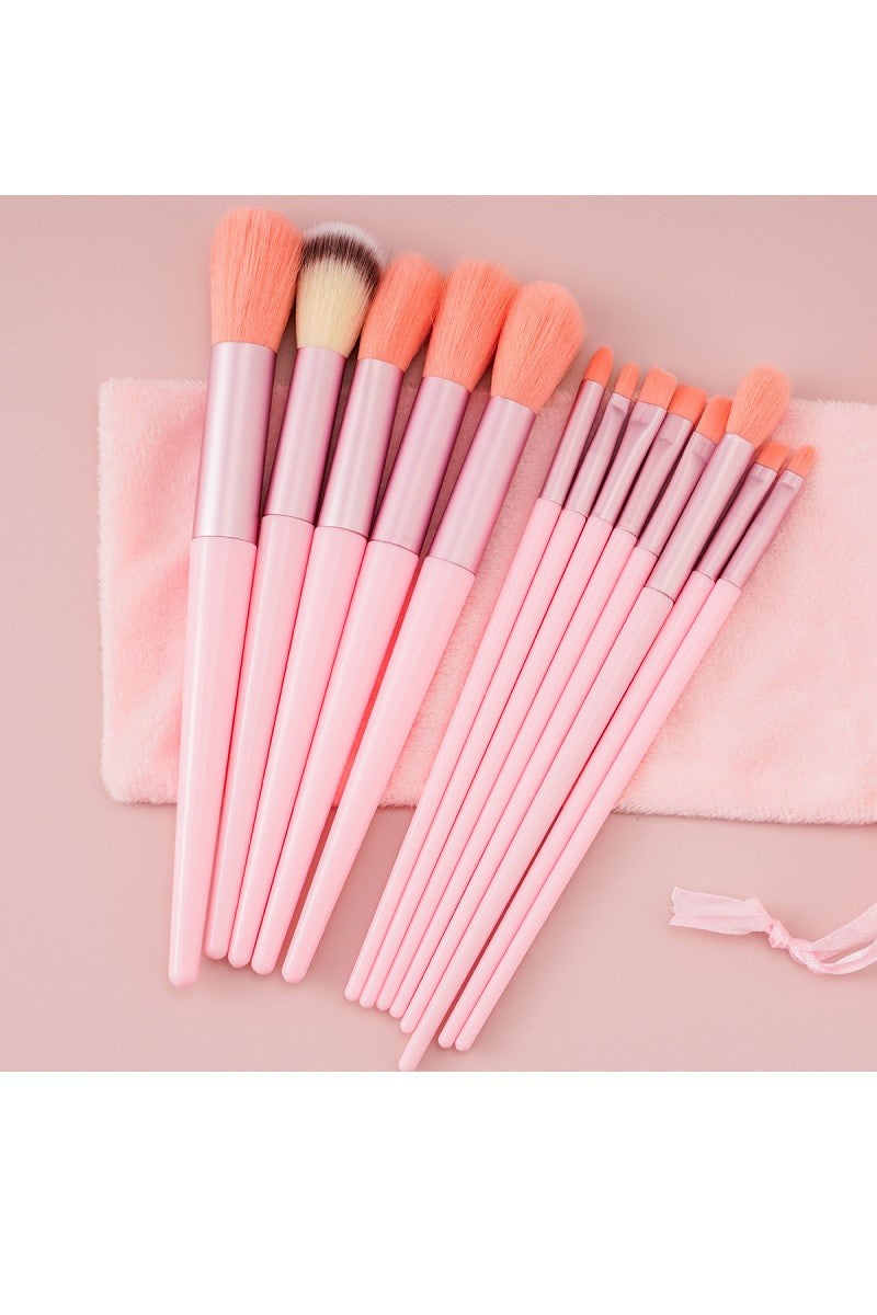 13 Piece Make Up Brush Set w/Bag