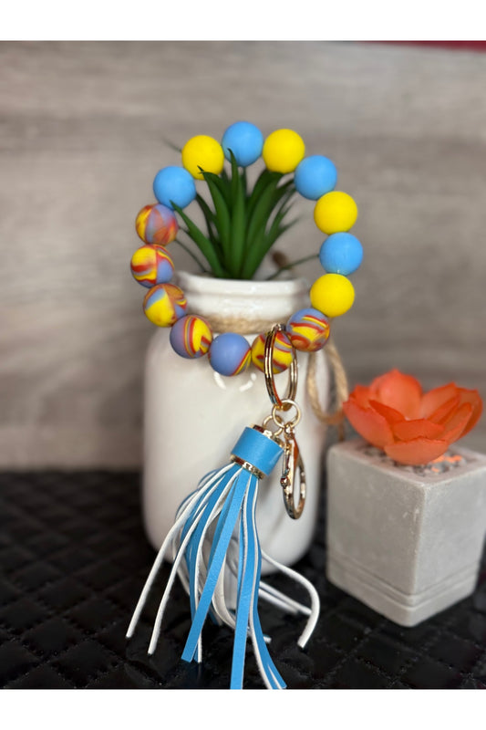 Silicone Bead Keychain