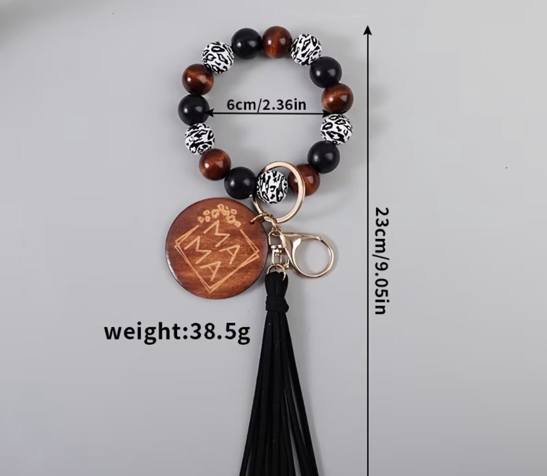 Mama Wristlet Keychain