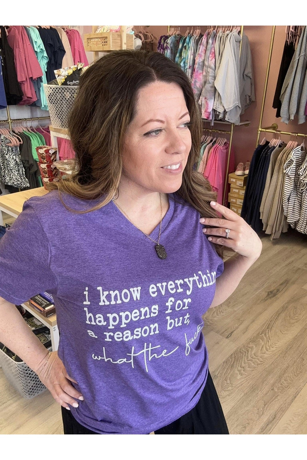 Everything Happens for a Reason V-Neck